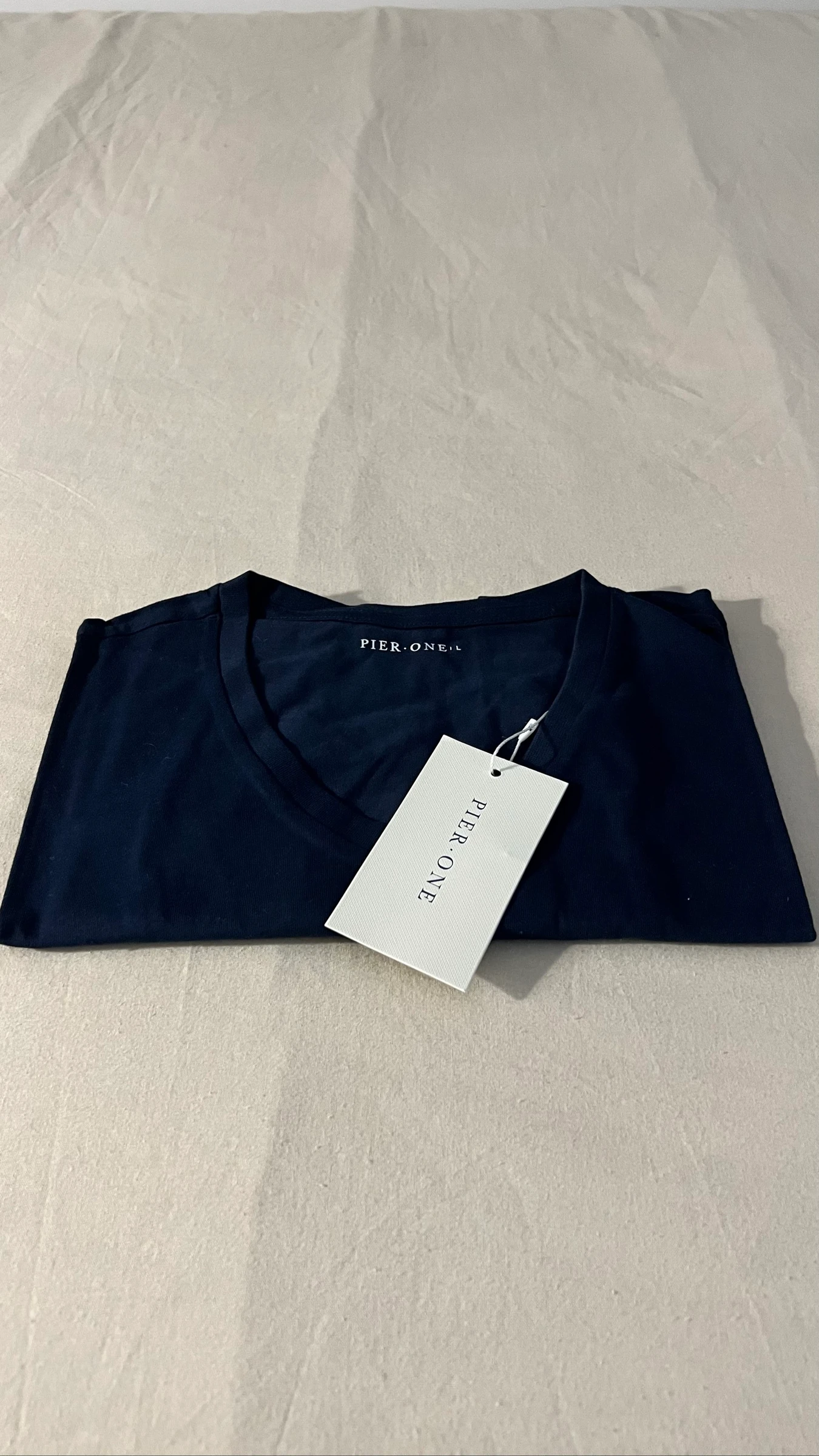 Camiseta Masculina Azul Marinho Simples e Elegante – photo 2